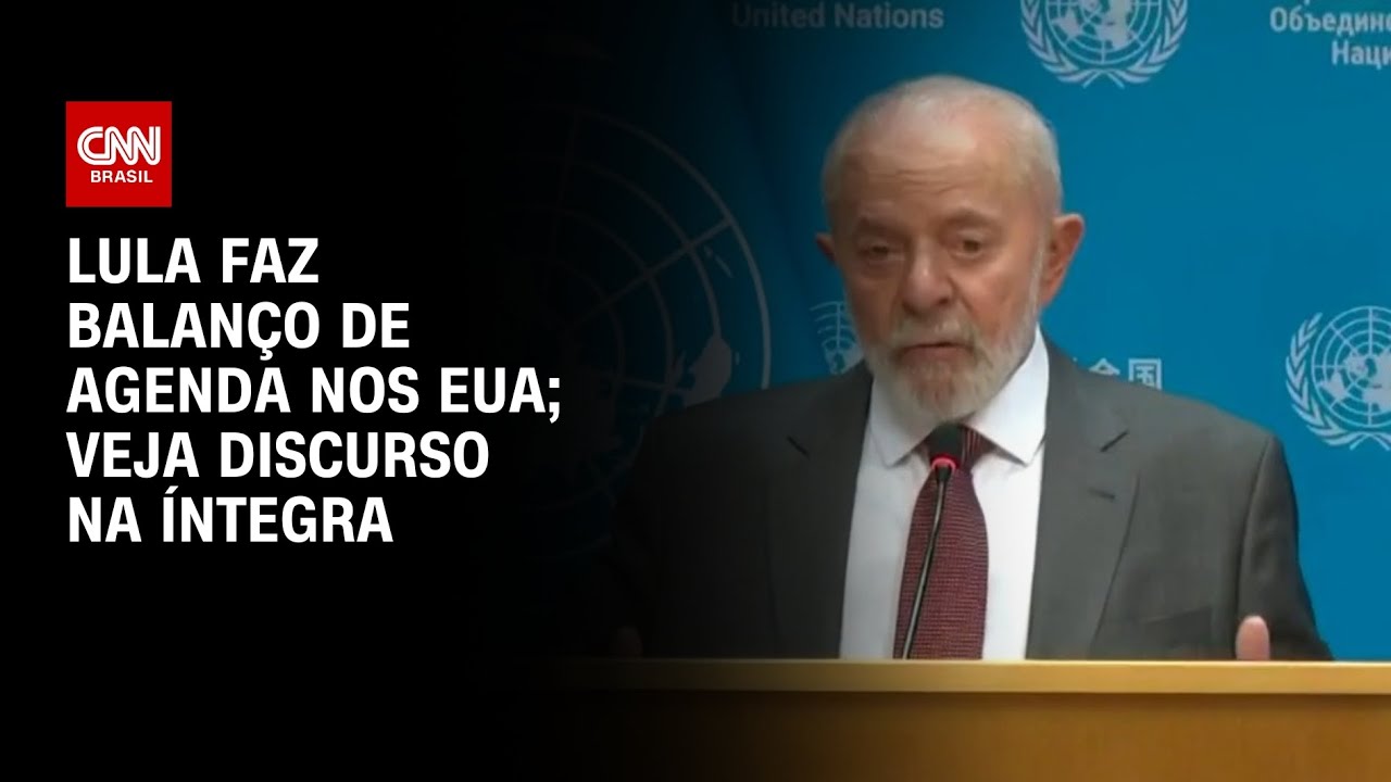 Lula faz balanço de agenda nos EUA; veja discurso na íntegra | CNN 360°