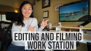 I Fixed My Neck Pain With This Desk Setup (Filming & Editing Station Tour)