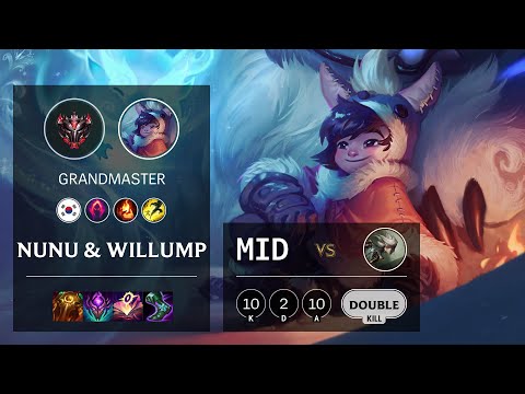 Nunu & Willump Mid vs Camille - KR Grandmaster Patch 10.24