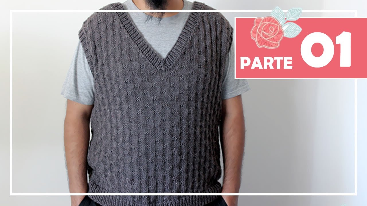 Watch Now Colete Masculino em Tricô - Parte 1:: Blog By Day Colete Masculino em Tricô - Parte 1:: Blog By Day