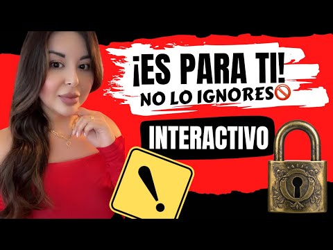 ¡ES PARA TI! ✨ El mensaje que el universo te envió hoy | TAROT INTERACTIVO (No lo ignores)