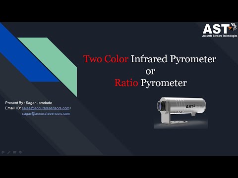Pirometer inframerah dua warna dan pirometer rasio