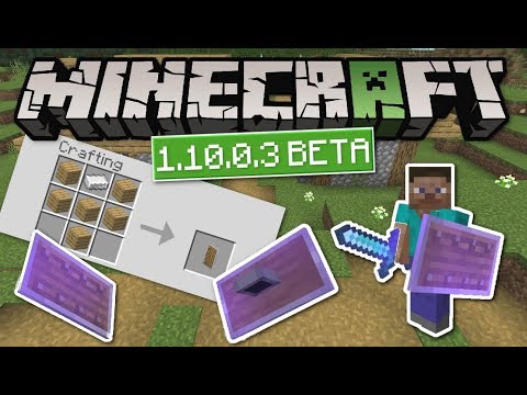 Minecraft - HOW TO USE SHIELDS ( Explained ) 1.10 BETA ...