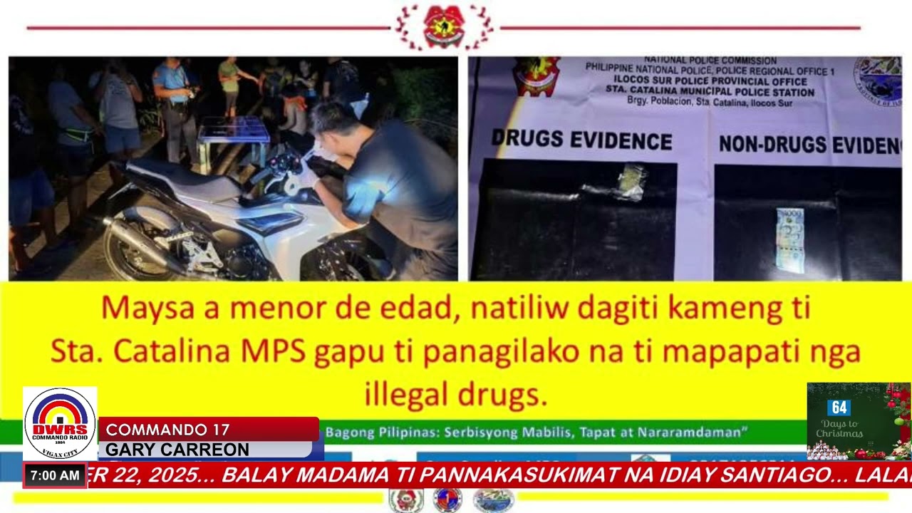 Menor de edad natiliwan ti Marijuana