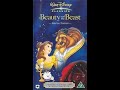 Opening To Beauty And The Beast Special Edition UK VHS 2002