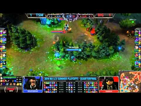 TSM vs DIG   2014 NA LCS Summer Playoff Quarterfinals