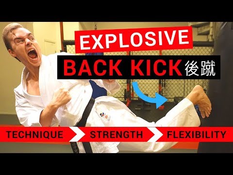 EXPLOSIVE KARATE BACK KICK EXERCISES (USHIRO GERI) — Jesse Enkamp