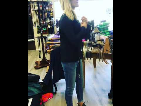 Free Jump Air Bag Safety Vest demonstrated by Julie Taglang