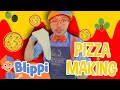 Blippi Learns How To Cook Pizza Kids TV Show Cooking Food Educational Videos For Kids