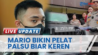 Mario Dandy Kesal hingga KECEPLOSAN NGAKU Sering Bikin Pelat Palsu: Biar Keren Aja yang Mulia