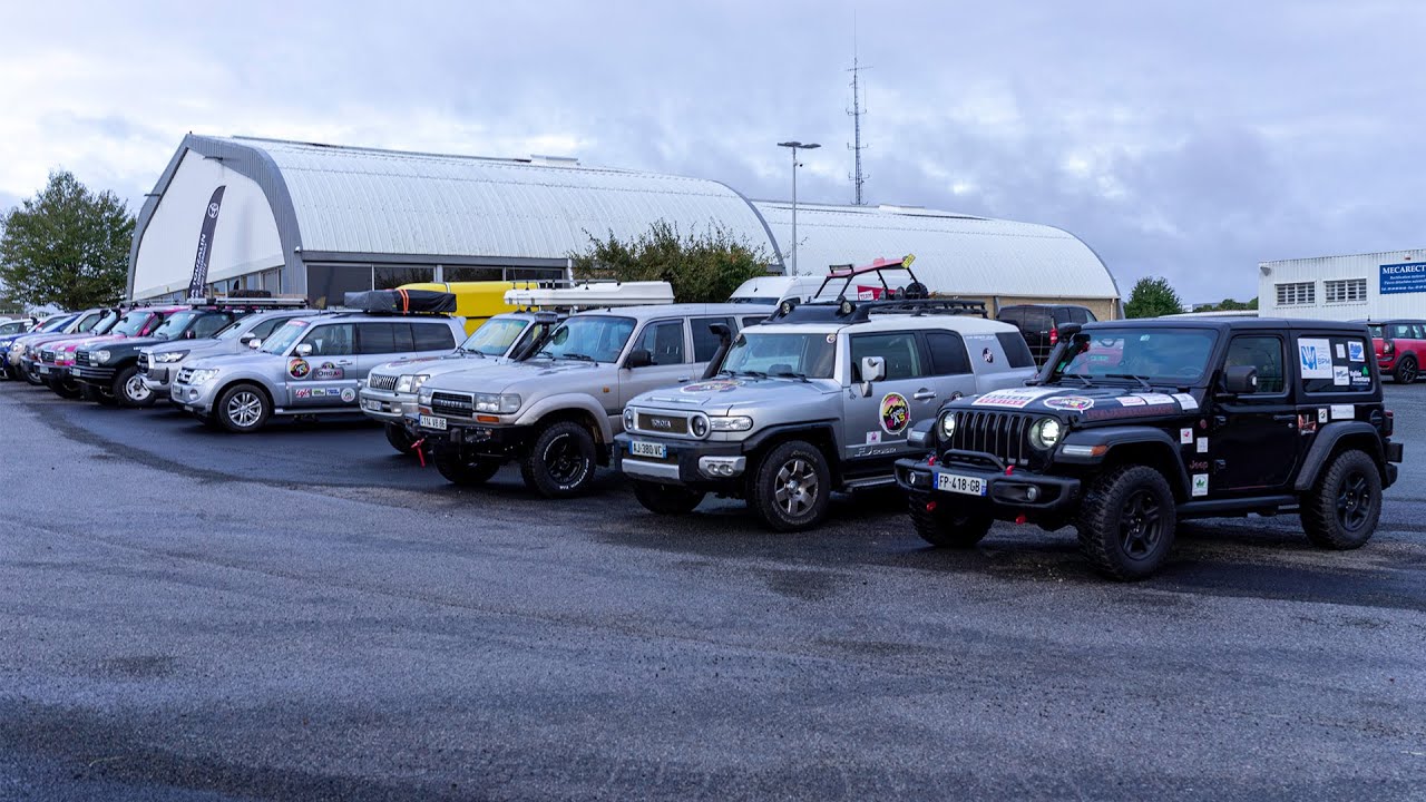 Départ du Rallye 100 % RAS