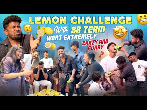 Lemon Challenge With Sr Team Went Extremely crazy and funny|team​⁠@rishi_stylish_official