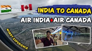 India to Canada Full Journey in 2024 | Full Flight Experience with @AirIndiaOfficialAI @aircanada
