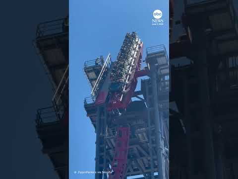 Cedar Point roller coaster gets stuck on big drop, leaves riders facing straight down