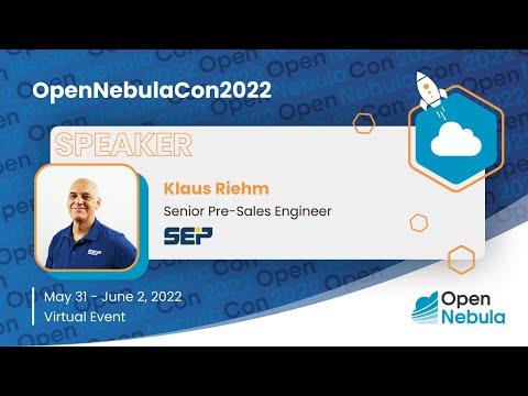OpenNebulaCon2022 - SEP - Alternative backup for OpenNebula with local data stores