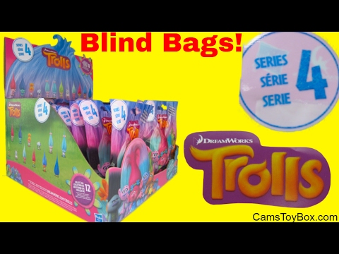 Dreamworks Trolls Series 4 Blind Bags Surprise Toys Opening Fun Kids Toy Names Bag