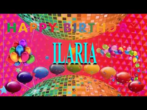 TWO 80's style songs 🎂 HAPPY BIRTHDAY  ILARIA 🎈 (French Parisian Accent)