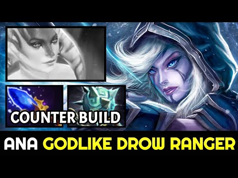 ANA Drow Ranger Godlike with Scepter + Gleipnir Counter Build