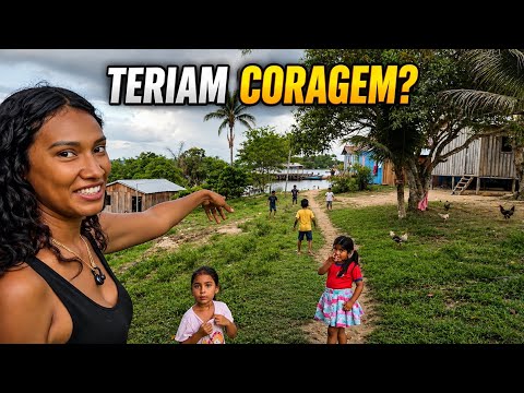 Você moraria aqui? comunidade ribeirinha na Amazônia| Santa Luzia do Catuiri 