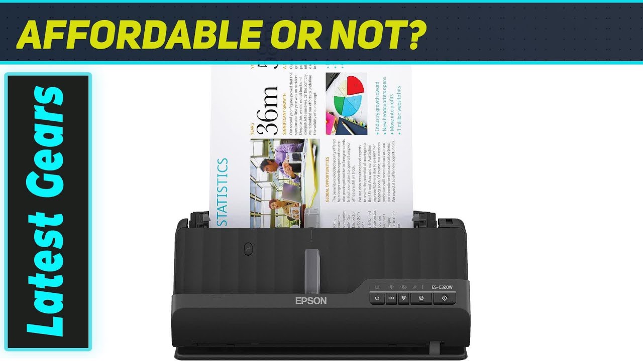 Epson Workforce ES-C320W – Best Compact Wireless Document Scanner