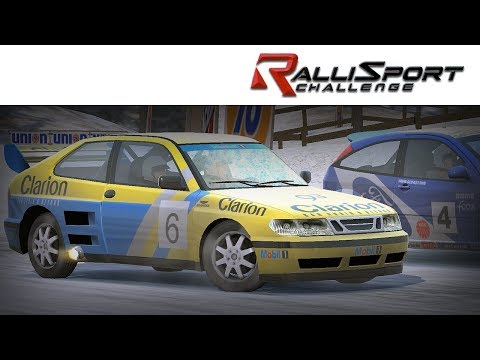 Let's Play Rallisport Challenge Part 14 Rallycross Saab 9-3 T16 4x4