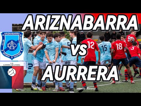 FOTOS: Ariznabarra vs Aurrera. Liga Cadete Vasca Resumen