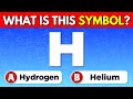 Can You Guess the Element by Its Symbol? 😏🧪 | Science Quiz 🧑‍🔬 | Easy, Medium, Hard, Impossible