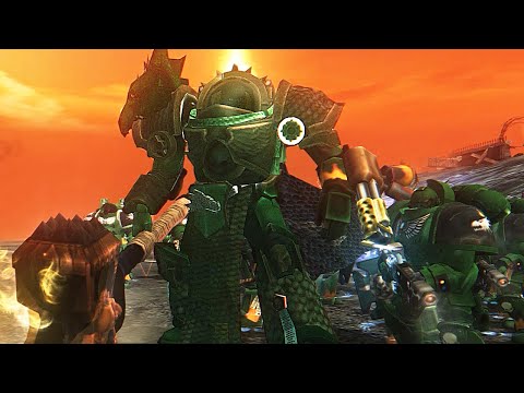 VULKAN & Primaris Salamanders vs Khorne! - Unification Mod: Survival | WH40K: Dawn of War: Soulstorm