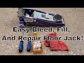 How to Repair A Broken Floor Jack That Won't Lift