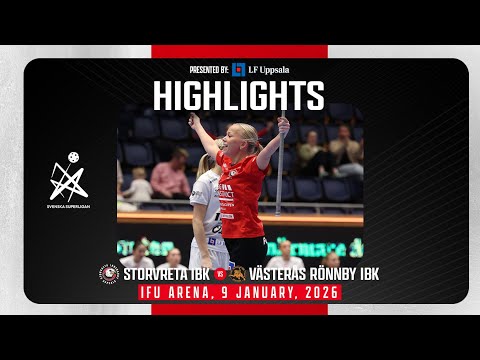 Highlights Storvreta IBK vs Västerås Rönnby IBK