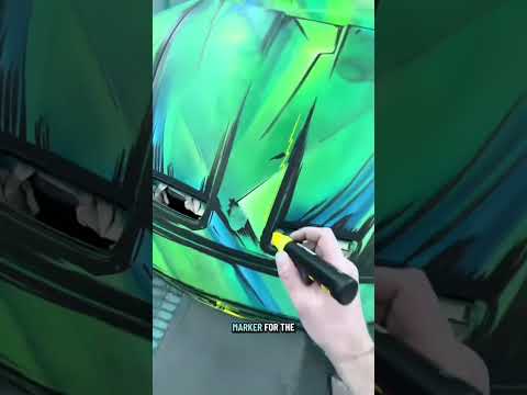 Porsche 911 GT3 turned into a full custom art car