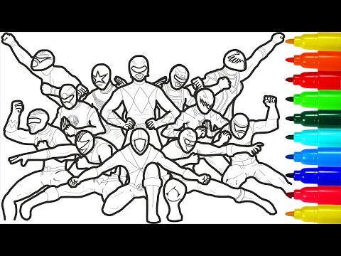Power Rangers Coloring Pages, Educational Children's Coloring Pages