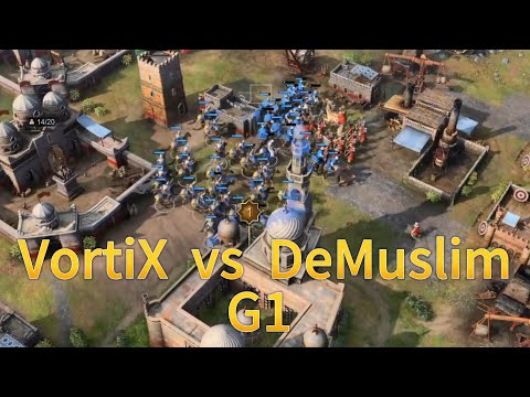 Age of Empires 4  |  VortiX vs DeMuslim G1   | #aoe4  |