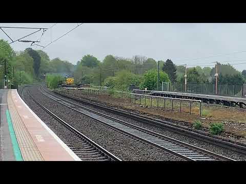 The regional railways class 37 light engine movement may 4th 2022