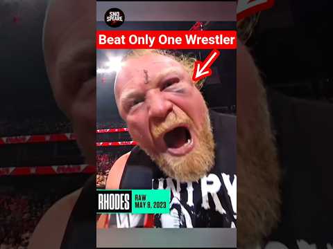 Brock Lesnar fear only one wrestler! #wwe #wweraw