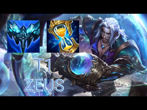 T1 Zeus Sylas Top VS Urgot | KR Master Patch 13.24