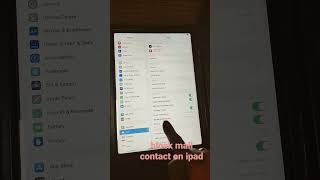 How to Block email contact on ipad. #shorts #ios #contact #block
