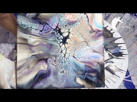 129. Sheleeart - Fluid Artist - Havin' a ball palette on the spinner