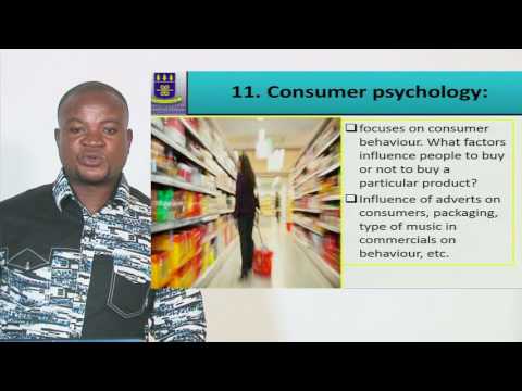 PSYC 101: SESSION 4 - FIELDS OF PSYCHOLOGY