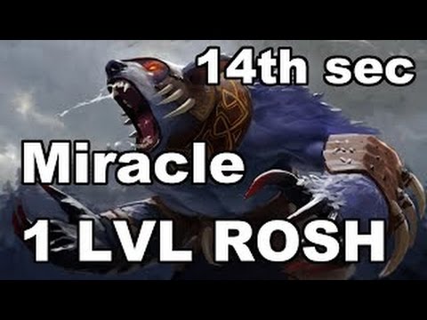 Dota 2 Miracle Ursa 14 sec Rosh   Gameplay Pro Dota 2