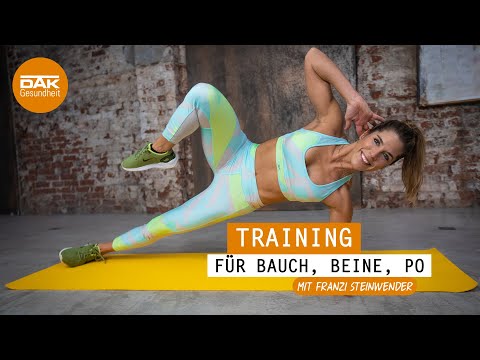 Training für Bauch, Beine, Po | #fitmitfranzi | DAK-Gesundheit