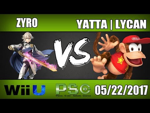Zyro (Corrin) vs Yatta | Lycan (Diddy Kong) - Wii U Winners Round 2 S4M