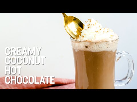 Creamy Coconut Hot Chocolate