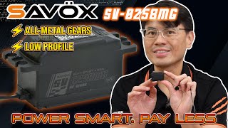 SV-0258MG HiVolt Digitální servo LOW PROFILE (8 kg-0,11s/60°)