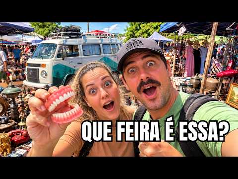 A FEIRA MAIS DIFERENTE QUE JÁ ENCONTRAMOS! | Goiânia de Kombi - T1 EP 36