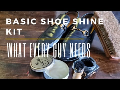 Starter Shoe Shine Kit | We Recommend THESE Products First