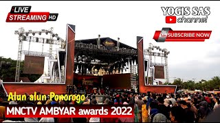 Download lagu 🔴 MNCTV AMBYAR awards 2022 Alon alon Ponorogo live music dari jakarta mp3