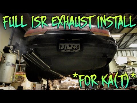 TURBO 240SX BUILD | ISR EXHAUST INSTALL