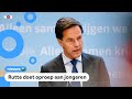 Premier Rutte: 'Jullie mogen meedenken over de corona maatregelen'
