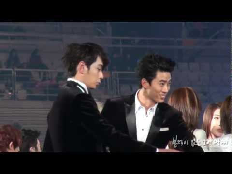 [FANCAM] 111231 MBC Gayo Daejun - Ending (Chansung focused)